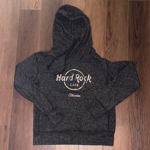 Hard Rock Atlanta Cafe Gray Knit Hoodie